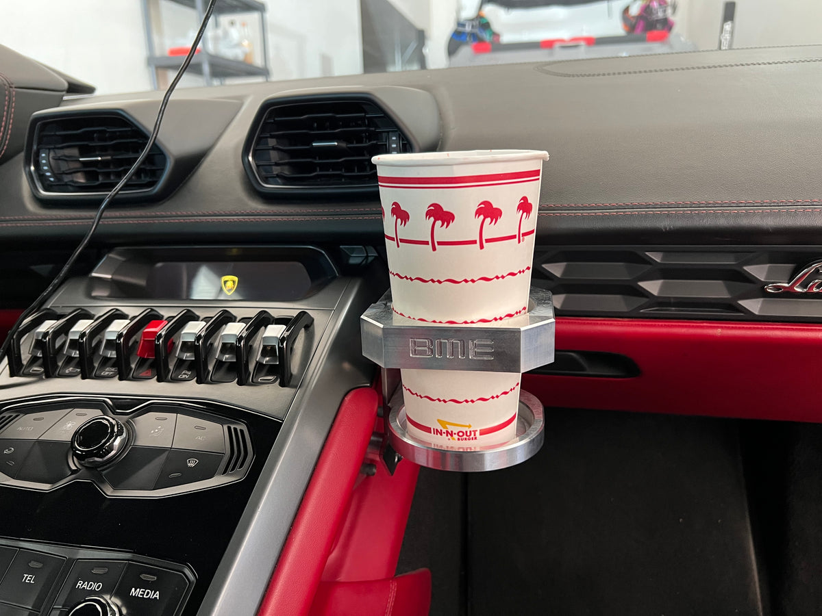 BMR Huracan Billet Cup Holder Black Market Race