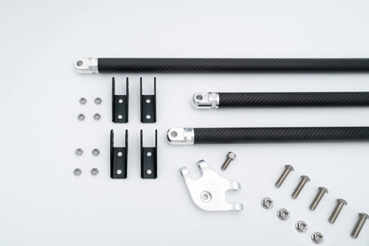 Black Market Race G8X S58 Carbon Fiber Strut Brace G80, M3, G82, M4, G87 M2