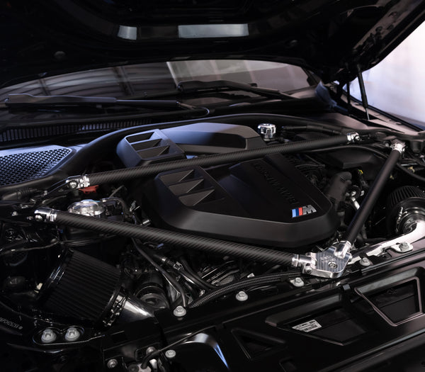 Black Market Race G8X S58 Carbon Fiber Strut Brace G80, M3, G82, M4, G87 M2 PRE SALE