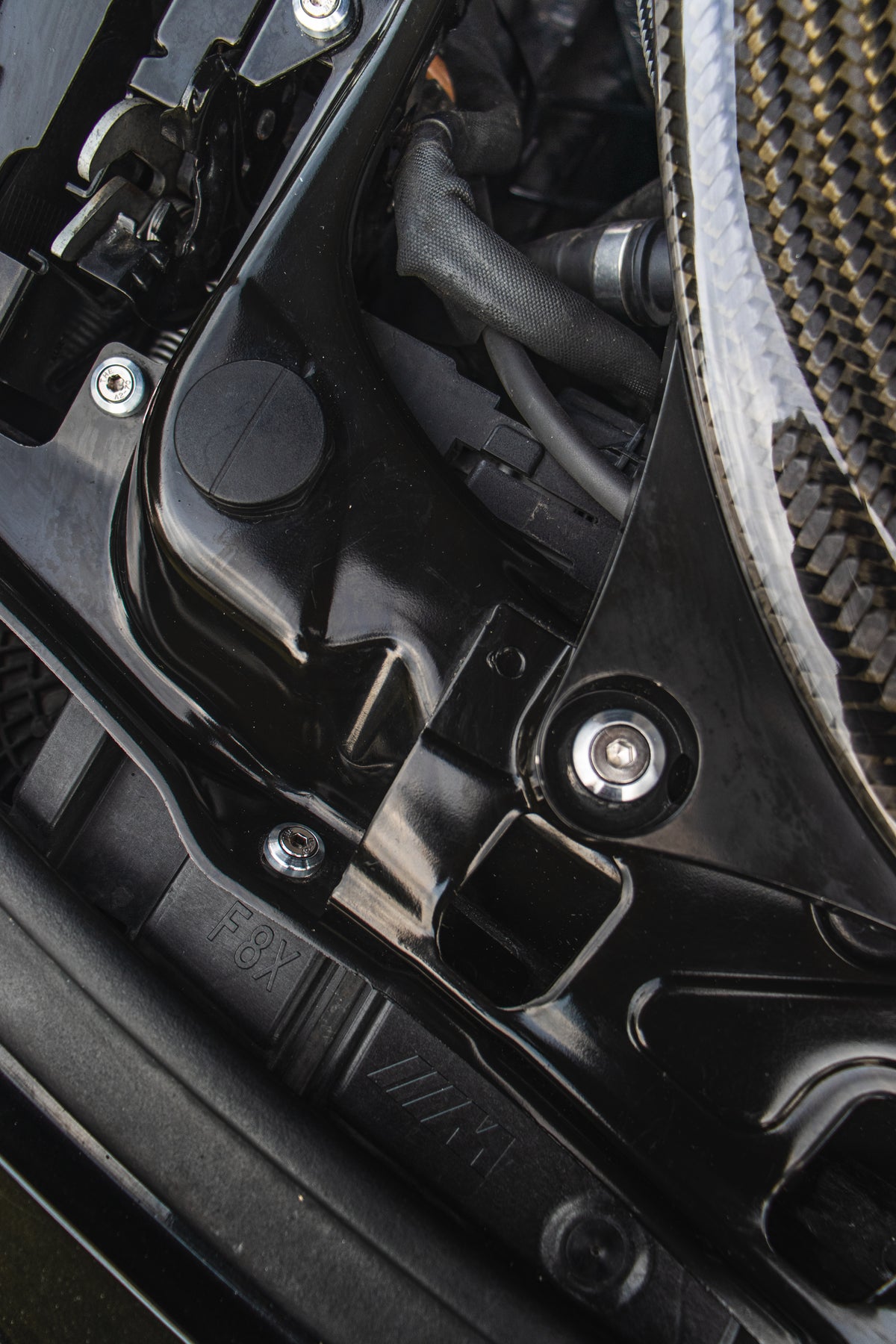 BMR F8X Low Profile Engine Bay Hardware Kit