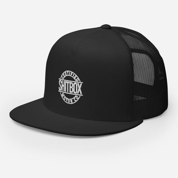 Certified Shitbox Trucker Cap - Black Market Exotics