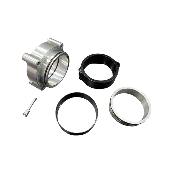 BLKMRKT Billet Throttle Body Adapter and Clamp - blackmarketrace