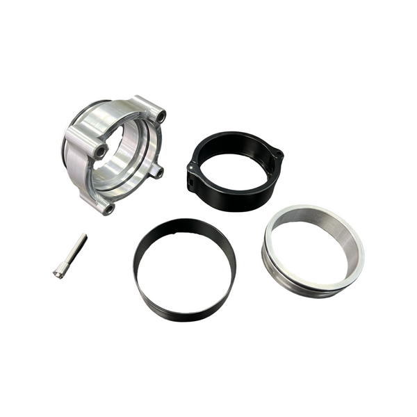 BLKMRKT Billet Throttle Body Adapter and Clamp - blackmarketrace